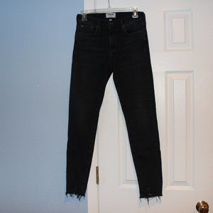 Agolde Sophie chewed ankle jeans